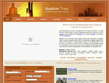Tablet Screenshot of buddhisttrain.com